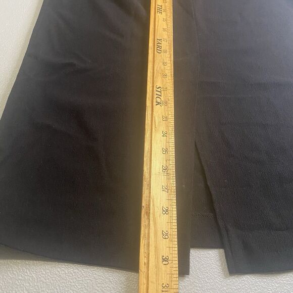 Vintage 80s STUDIO I Midi Skirt Blouse 2-Piece Set Suit Womens 10 Brown Black - Picture 9 of 15